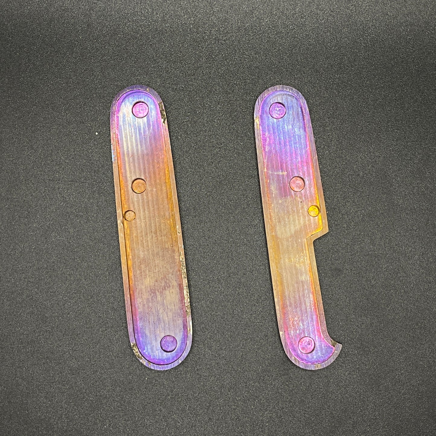 ONLY ONE SET 91mm Titanium Scales for Swiss Army Knife MultiTool Pocket knife EDC