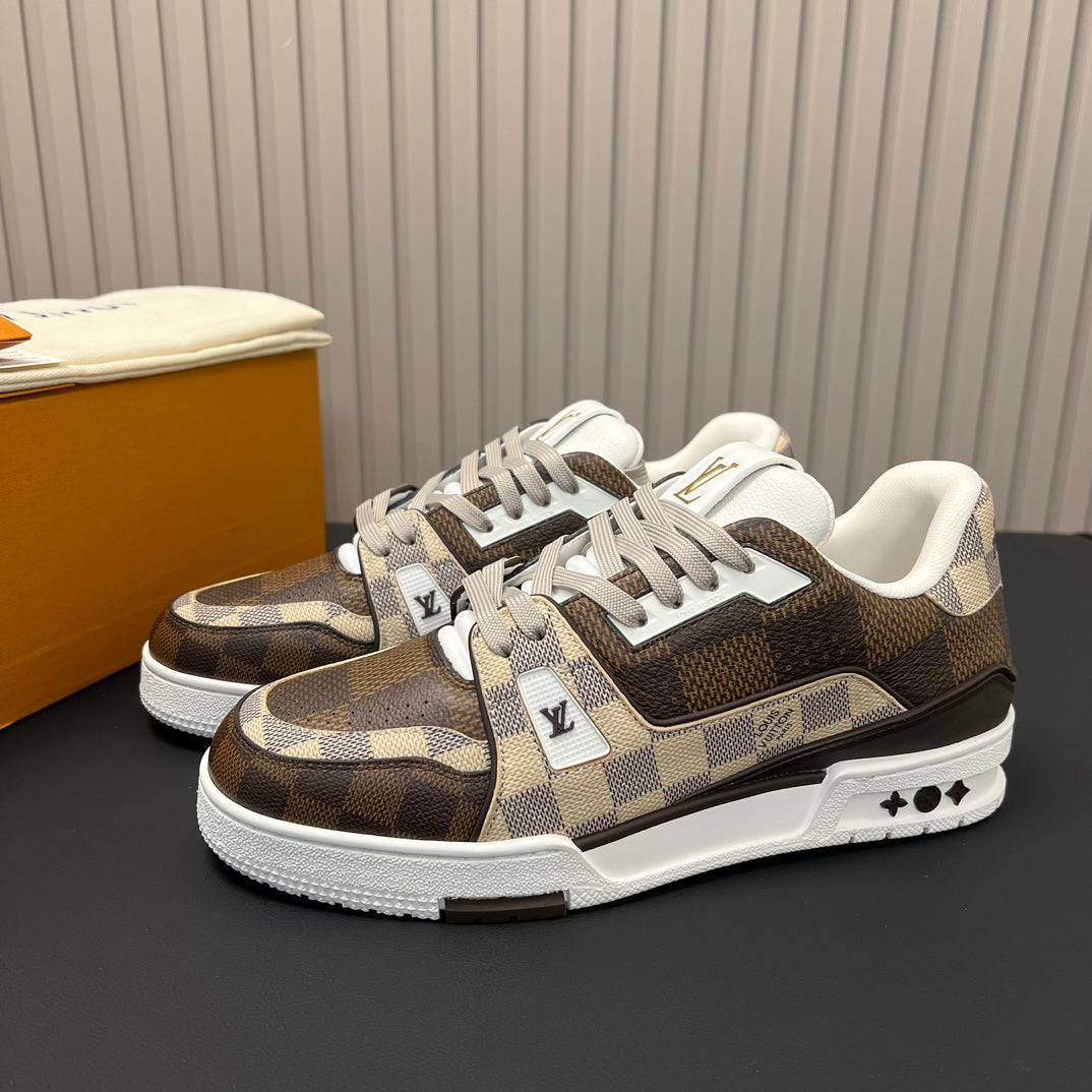 Louis Vuitton Trainer 54 Damier Ebene Multi Sneaker
