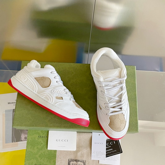 Gucci Basket High Top Couples Sports Basketball Shoes