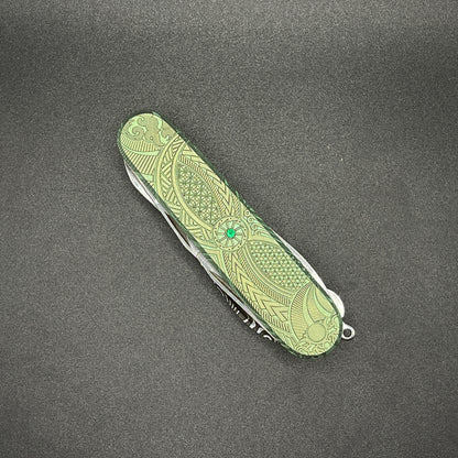91mm Titanium Scales for Swiss Army Knife MultiTool Pocket knife EDC