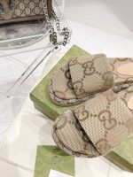 Gucci Women’S Platform Slide Sandal Camel 623212 Uko00 2580 - Image 5