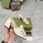 Gucci Women’S Slide Sandal With Horsebit White 655412 Bko00 9022 - Image 10