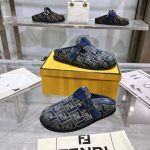 Fendi Feel Ff Mules Denim Blue 8r8448akzpf1pz7 - Image 11