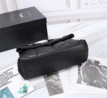 Saint Laurent Puffer Small Chain Bag In Quilted Black Noir 5774761El081000 - Image 9