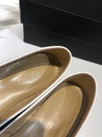 Chanel Embroidered Espadrille Leather Cap Toe Flats White - Image 4