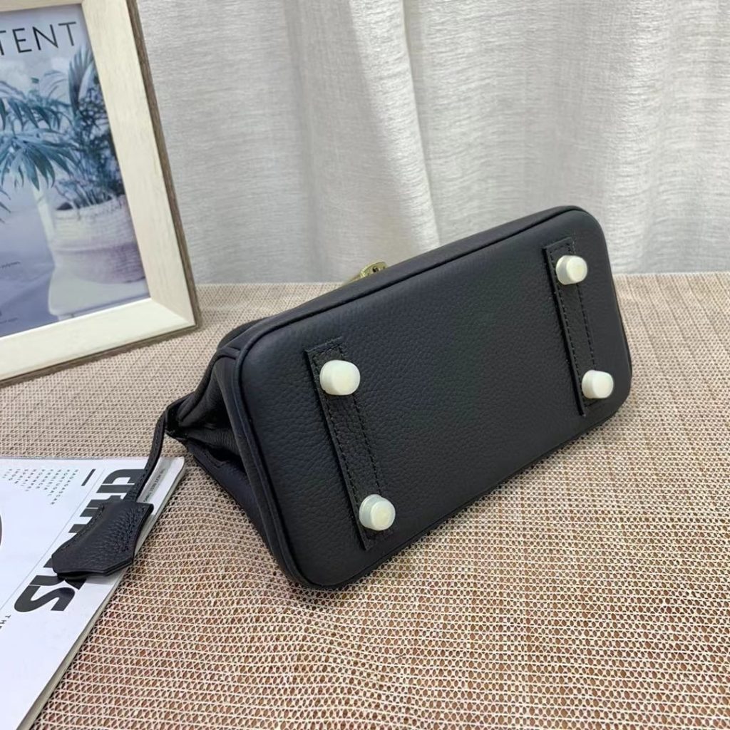 Hermes Birkin Mini Gold Hardware Epsom Black 20Cm - Image 4