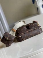 Louis Vuitton Utility Crossbody Bag Monogram Canvas Brown 18cm M80446 - Image 7