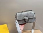 Fendi Baguette Silver Crystal Trim 25Cm - Image 3