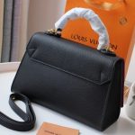 Louis Vuitton Twist PM Grained Leather Top Handle Bag Black 25Cm M57093 - Image 4