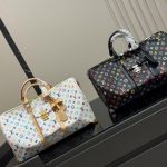 Louis Vuitton X Takashi Murakami Keepall Bandoulière 45 Bag Multicolore Blanc 45cm M13742 - Image 8