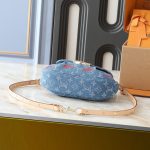 Louis Vuitton X Takashi Murakami Sunset Monogram Cherry Denim Bag 27cm M13680 - Image 7