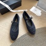 Chanel Mary Jane Ballet Flat Black - Image 6