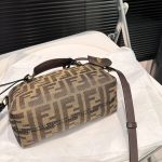 Fendi By The Way Soft Medium Brown Ff Jacquard Fabric Bag 27Cm 8Bl155Afpmf1Gl7 - Image 8