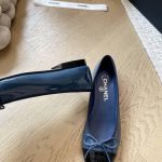 Chanel Ballet Flats Navy Blue G02819 B19028 Nacis - Image 8