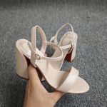 Christian Louboutin Miss Jane 85 Sandal Beige 1240672F608 - Image 7