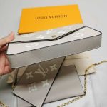 Louis Vuitton Félicie Pochette Monogram Grey 21Cm M82610 - Image 4