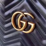 Gucci Gg Marmont Shoulder Bag Black 32Cm 453569 Drw1T 1000 - Image 7