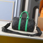 Louis Vuitton Keepall Bandoulière 25 Bamboo Green 25cm M25885 - Image 10