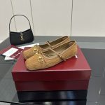 Gucci Women's Horsebit Ballet Flat Brown 814413 Aaeen 2808 - Image 7