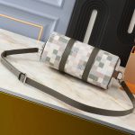 Louis Vuitton Keepall Bandoulière 25 Damoflage Canvas Khaki 25Cm N00105 - Image 6