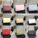 Chanel Classic Wallet On Chain Gold Light Pink 19Cm Ap0250 Y33352 Ng120 - Image 9