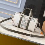 Louis Vuitton Keepall Bandoulière 25 Damoflage Canvas Khaki 25Cm N00105 - Image 4