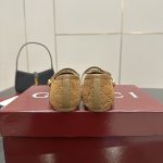 Gucci Women's Horsebit Ballet Flat Brown 814413 Aaeen 2808 - Image 4