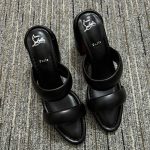 Christian Louboutin Inflama Sab Black Leather Sandal 1230780B439 - Image 4