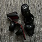 Christian Louboutin Inflama Sab Black Leather Sandal 1230780B439 - Image 5