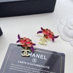 Chanel Pendant Earrings Gold And Multicolour Abf933 B21129 U2138 - Image 8
