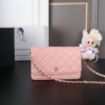 Chanel Classic Wallet On Chain Gold Light Pink 19Cm Ap0250 Y33352 Ng120 - Image 3