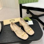 Gucci Women Mid Heel Slingback With Horsebit Beige 94855 C9D00 6705 - Image 3