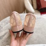 Gucci Women Gg Crystal Ballet Flat Light Pink Mesh 836809 Faeq0 9941 - Image 8