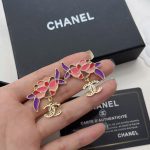 Chanel Pendant Earrings Gold And Multicolour Abf933 B21129 U2138 - Image 6