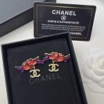 Chanel Pendant Earrings Gold And Multicolour Abf933 B21129 U2138 - Image 5