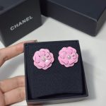 Chanel Camellia Earrings Pink Abg218 B21624 U3368 - Image 8