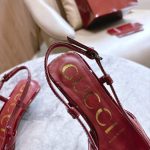 Gucci Women Gg Crystal Slingback Pump Red Mesh ‎‎674668 Faeq0 6255 - Image 7