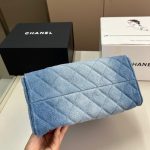 Chanel 25 Small Handbag Washed Denim Blue 26cm AS5293 B20603 U0475 - Image 8