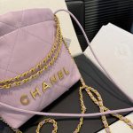 Chanel 22 Mini Handbag Purple 23Cm - Image 7