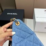 Chanel 25 Small Handbag Washed Denim Blue 26cm AS5293 B20603 U0475 - Image 6