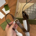 Gucci Gg Supreme Shoulder Bag Interlocking G Brown 20cm 671620 92tcg 8563 - Image 5