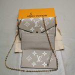 Louis Vuitton Félicie Pochette Monogram Grey 21Cm M82610 - Image 6