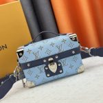 Louis Vuitton Soul Trunk Bag Monogram Blue 19Cm M15035 - Image 11