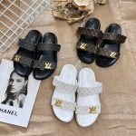 Louis Vuitton Lv Sunset Flat Comfort Mule Black - Image 3