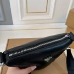 Prada Triangle Shoulder Bag Black 27Cm - Image 11