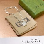 Gucci Trademark Silver Chain ​​bracelet With Padlock - Image 5