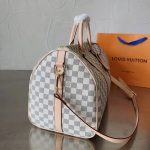 Louis Vuitton Keepall Bandoulière Travel Bag Beige 45Cm N41429 - Image 4