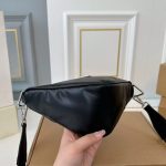 Prada Triangle Shoulder Bag Black 27Cm - Image 10