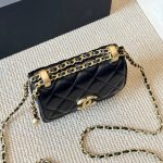 Chanel 21a Mini Flap Coin Purse With Chain Black 12cm Ap2290 B06092 94305 - Image 5