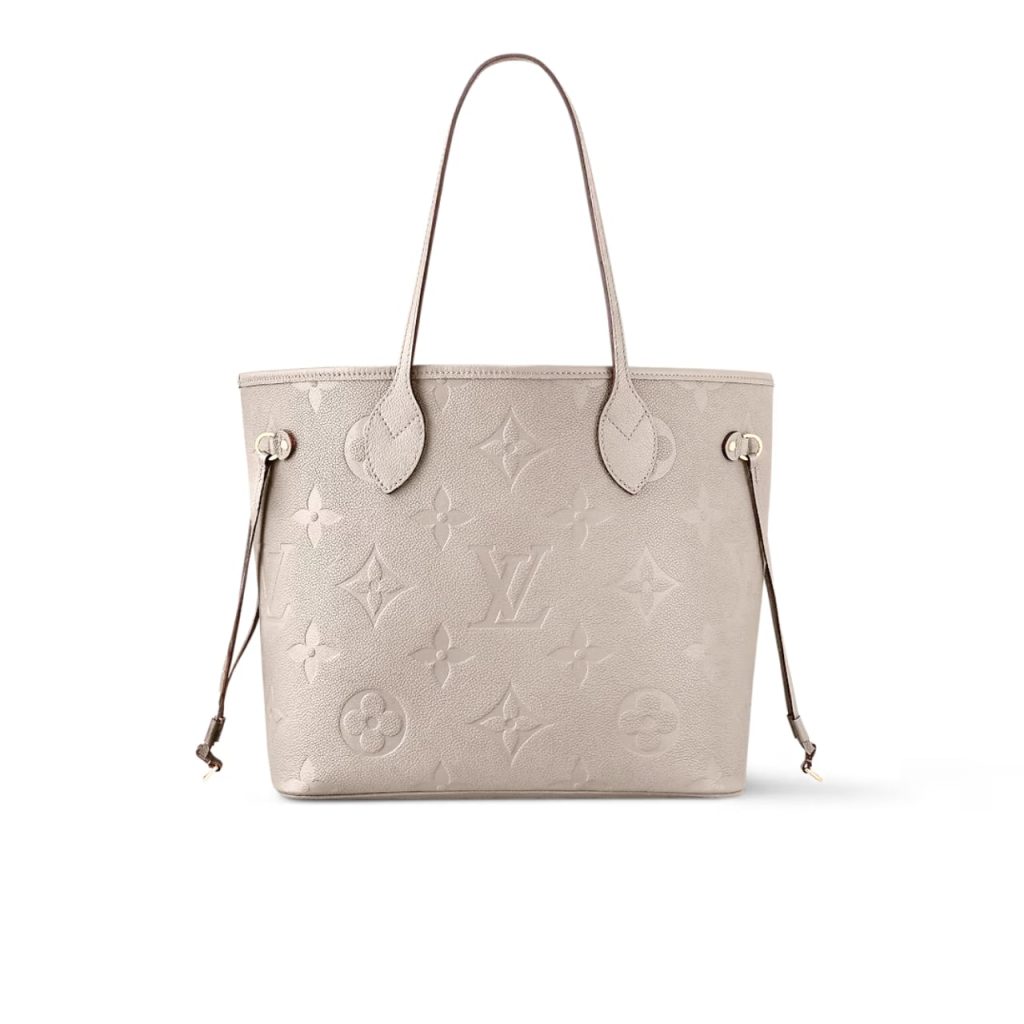 Louis Vuitton Neverfull MM Monogram Empreinte Bag Beige 32Cm - Image 2